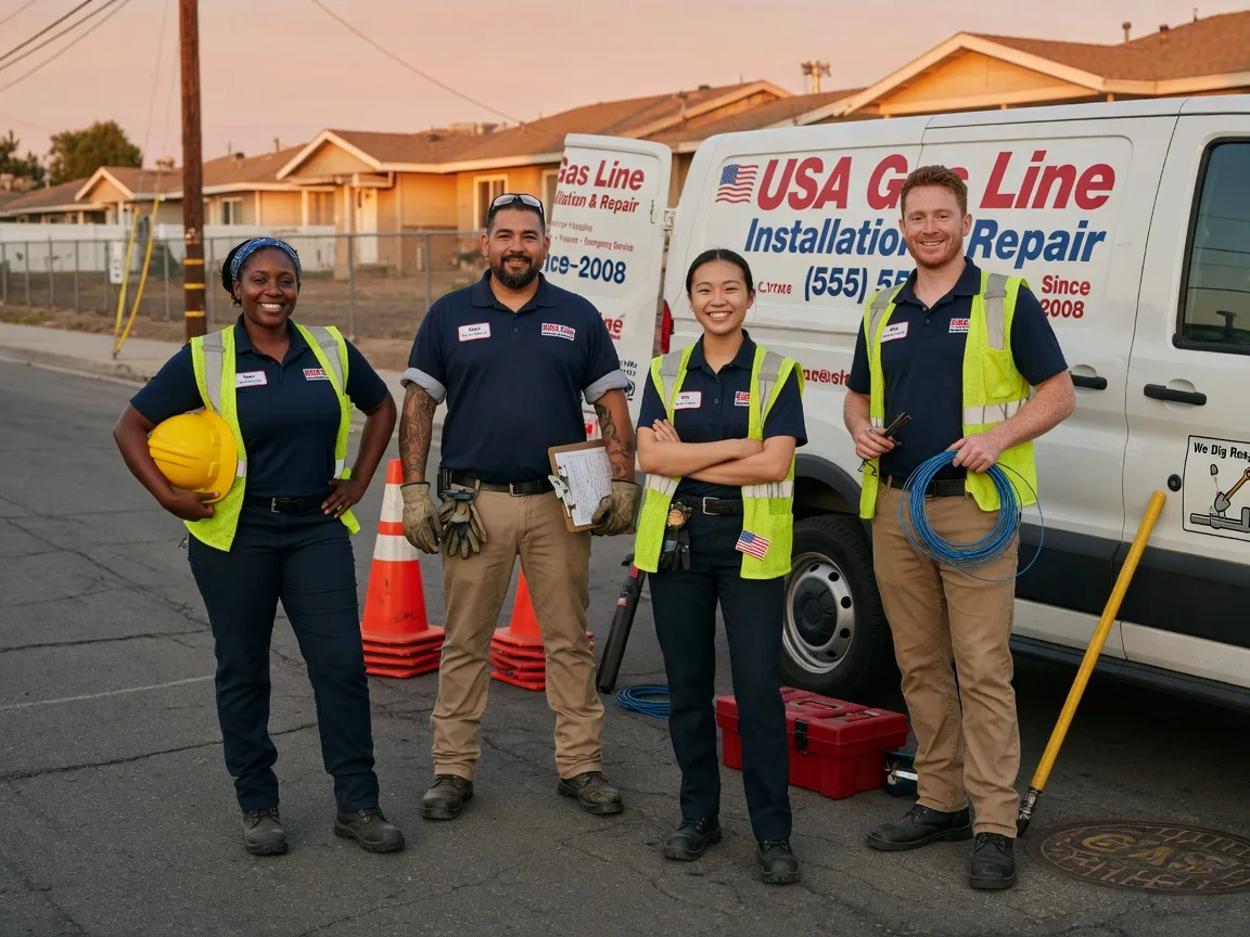 Gas Line Installation company in Strong, AR